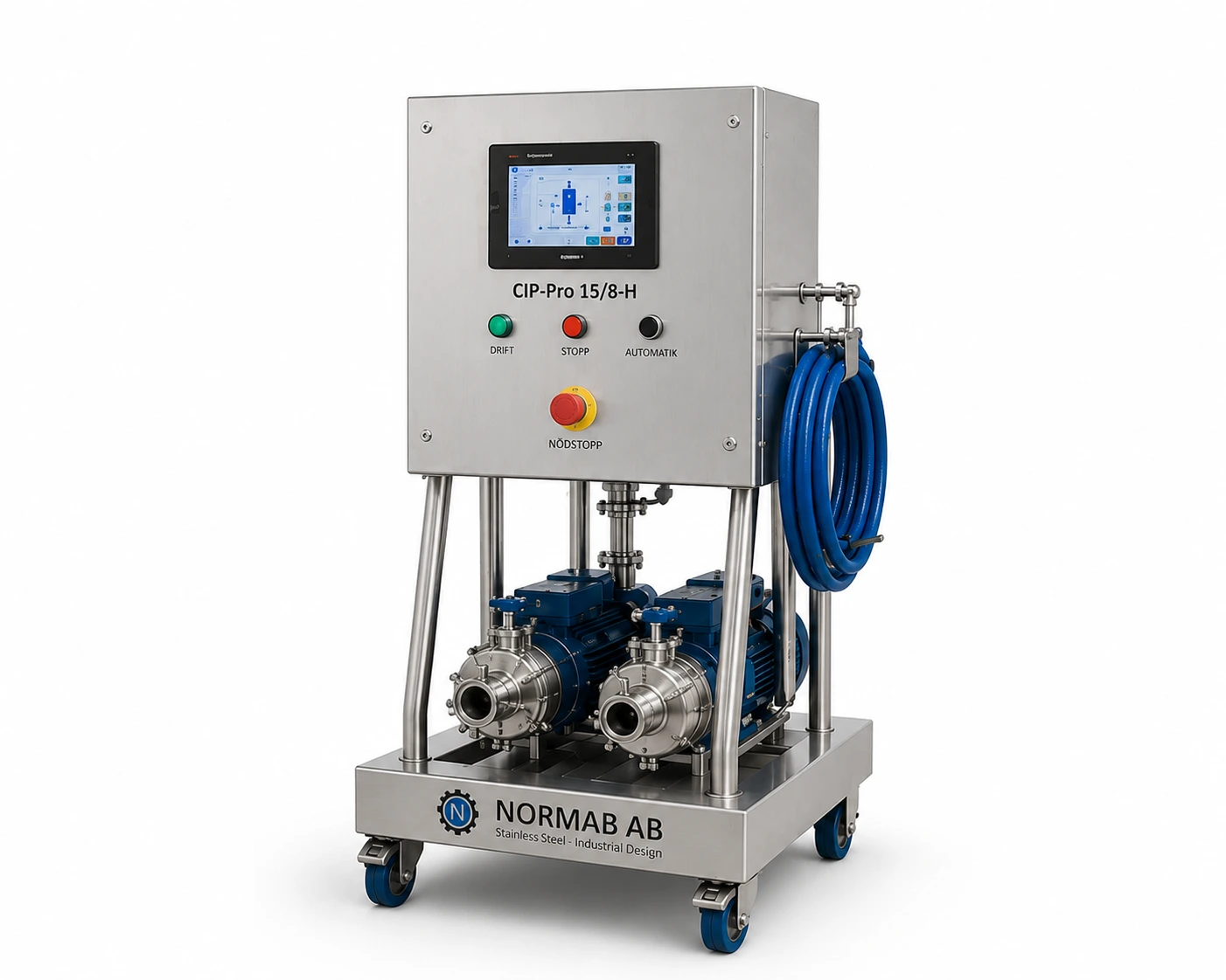 NORMAB mobil CIP-utrustning